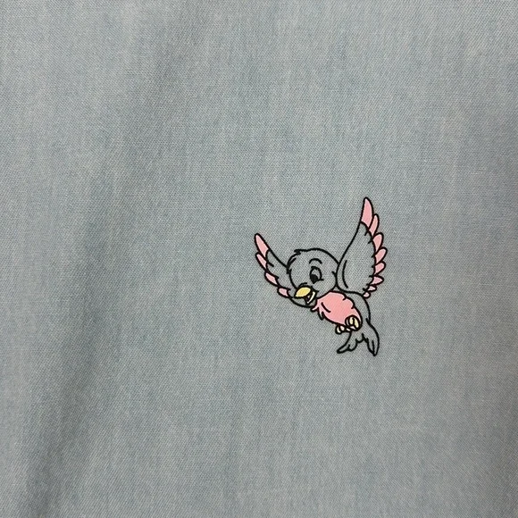 Disney parks Cinderella themed denim skirt with patches size medium - Picture 3 of 6